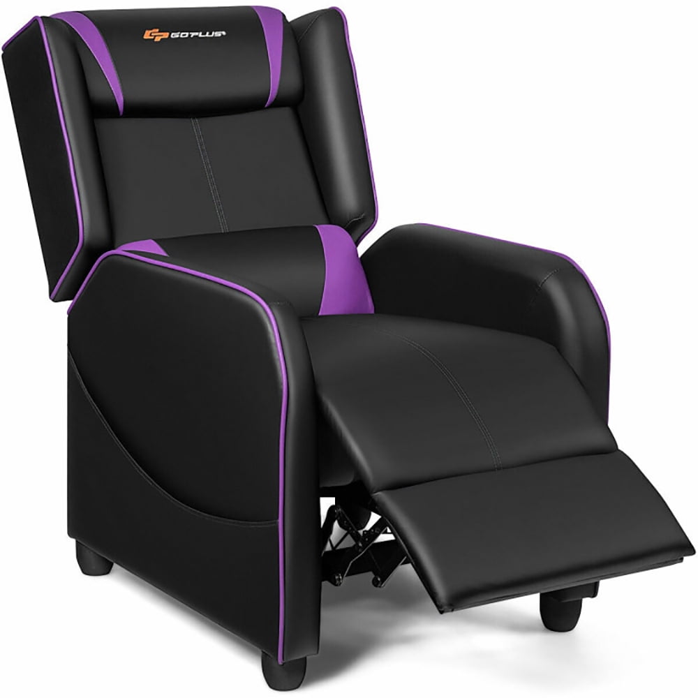 Finihen Massage Recliner Chair, Home Massage Gaming Recliner Chair, for Gaming Room, Home Theater, Purple