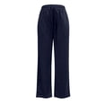 thumbnail image 6 of Womens Sweatpants with Pockets Elastic High Waist Drawstring Relaxed Fit Casual Straight Leg Sweat Pants Trousers, 6 of 6