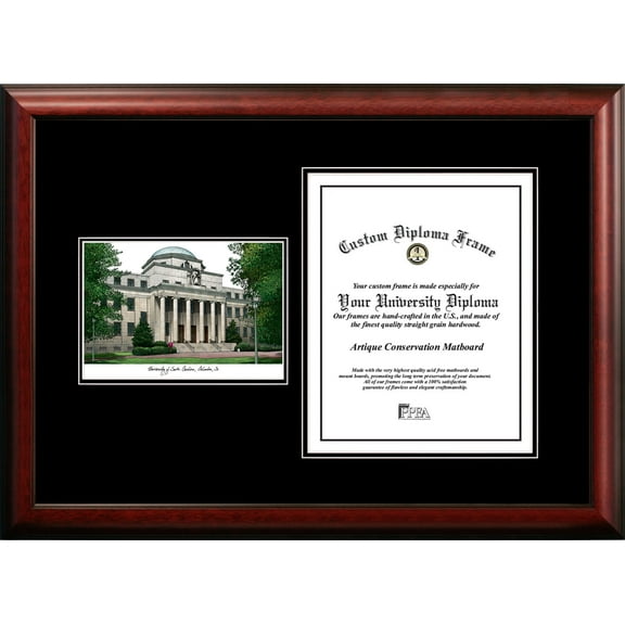 University of South Carolina 14" x 11" Diplomate Diploma Frame