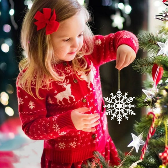 4 Inch Pack Of 36 Glitter Snowflake Christmas Ornaments Xmas Tree Hanging Decoration Chandelier Christmas Lights Ornament Stand And High Point Christmas Ornament Christmas Ornament Pack Figurine Small