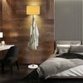 thumbnail image 4 of Costway Floor Lamp with Coat Rack 5 Hooks Foot Switch Weighted Base Bedroom Living Room, 4 of 9