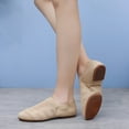 thumbnail image 2 of uvwlwu Flat Shoes for Women Dance Shoes For Ballet Jazz Latin Modern Contemporary Low Heel Non Leather Sole Comfortable Lightweight, 2 of 6