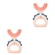 thumbnail image 3 of Seitruly Cepillos de en forma de U para niños, herramienta de limpieza de de 360 ​​grados con mango, cepillos de cuidado bucal de Type1 NO1 Seitruly CBP192727, 3 of 6