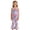 P165 Purple, variant on Comfy Set Summer Soft 2 Piece Girls Child Holiday Daily Comfortable Vest With Flare Leg Pants Sets Floral Print Fashion Kids Classic Outfit Size 3-4 Years Black