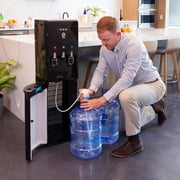 Primo® Water Htrio Coffee K-Cup Water Dispenser Bottom Loading, Hot/Cold Temperature, Black