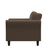 Lifestyle Solutions Taryn Club Chair, Brown Fabric