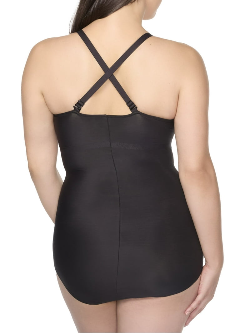 plus size shapewear for backless dress Cupid Tummy Control Shaping Bodysuit with Lycra FitSense Black / M COLOR:As Photo customizable fit Style:Bodycon Las mejores tendencias de