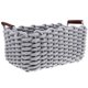 thumbnail image 5 of Cesta tejida de cuerda de algodón, cesta para guardar cosméticos, pintalabios y aperitivos., 5 of 6