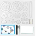 thumbnail image 4 of Geometry Spirograph Drawing Ste Stencils Set Painting Template Art Crafts Creative Kids Educational Toy Variety of Flowers Ruler, 4 of 5