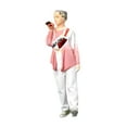 thumbnail image 2 of KLKCMS 1/64 Girl Figure Character Handpainted for Building Kits DIY Projects Layout Pink, 2 of 9