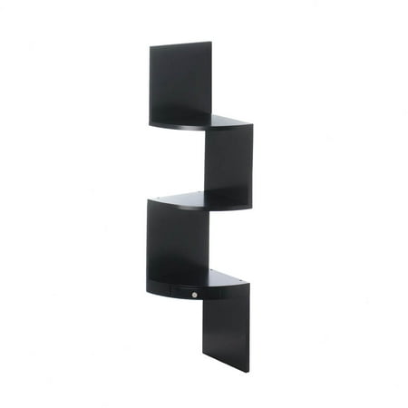 Floating Corner Shelf Modern Bathroom Corner Shelf Mdf Wood