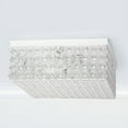 thumbnail image 5 of Lalia Home Glam 2 Light 12 Inch Square Flush Mount White, 5 of 9