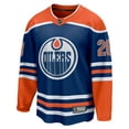 thumbnail image 2 of Men's Fanatics Connor Brown Royal Edmonton Oilers Home Breakaway Jersey, 2 of 3