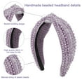 thumbnail image 3 of Diadema para mujer, accesorios anchos de moda para el cabello, banda para el cabello elegante para mujer, 3 of 6