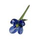 thumbnail image 1 of Mini flor de cristal, figura floral, adorno de flor artificial para mujeres, niñas y mamás. Azul profundo, 1 of 9