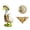 A, variant on Porch goose dress up, festivals decoration include Halloween, Thanksgiving, Christmas, St. Patrick's Day, Easter, Valentine's Day, suitable for courtyard, garden decoration, porch goose decoration