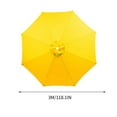 thumbnail image 2 of 118 Inches 6 Ribs Large Outdoor Patio Umbrella Market Table Umbrella-UV Resistant,190T Heavy-Duty Rainproof Pool Umbrella,Umbrella Replacement Canopy Replacement Top Cover (Frame Not Included), 2 of 6