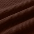 thumbnail image 7 of Comdrip Tight Sweater, Women's Autumn and Winter Solid Color Round Neck Pullover Sweater with Knit Slim Fit Soft and Comfortable Top Womens Ribbed Long Sleeve Tops Brown 2XL, 7 of 7