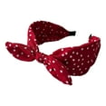 thumbnail image 1 of Baohd Style avec Accessoires Absorbants pour Femmes Bandeaux Légers et Durables Rouge Vin 1Ensemble, 1 of 6