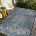 thumbnail image 4 of 6'7" x 9' Quick Dry Azure Blue Indoor/Outdoor Rug, 4 of 4