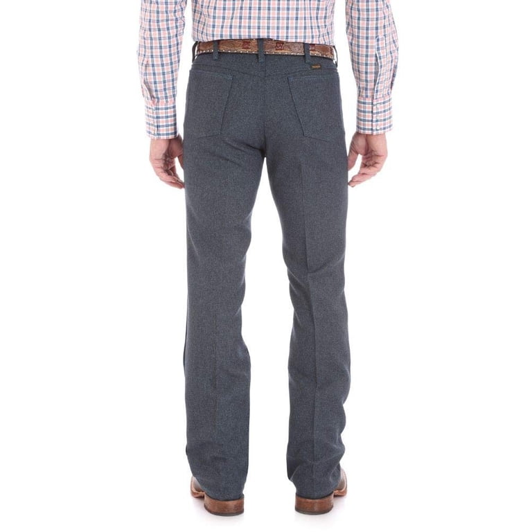 Wrangler Men's Wrancher Dress Jeans Hthr Blue 36W x 34L - Walmart.com