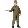 thumbnail image 2 of Rothco Kid's Flight Coverall With Patches - Olive Drab, Medium, 2 of 2