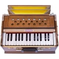 thumbnail image 2 of Portable Harmonium, Maharaja Musicals, Small, 2 1/4 Octaves Saptak, 3 Fold Bellow, 17x10x10 Inch, Handle, Bag, Kirtan Yoga Companion, Amazing Sound, Handmade Harmonium Instrument, PDI-PH1, 2 of 7