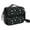 Alien and UFO, variant on Alien and Star Black Pattern Insulated Lunch Bag with Shoulder Strap and Bottle Holder,Bento School Lunch Bag Box,11x9.5x3.5 Inches