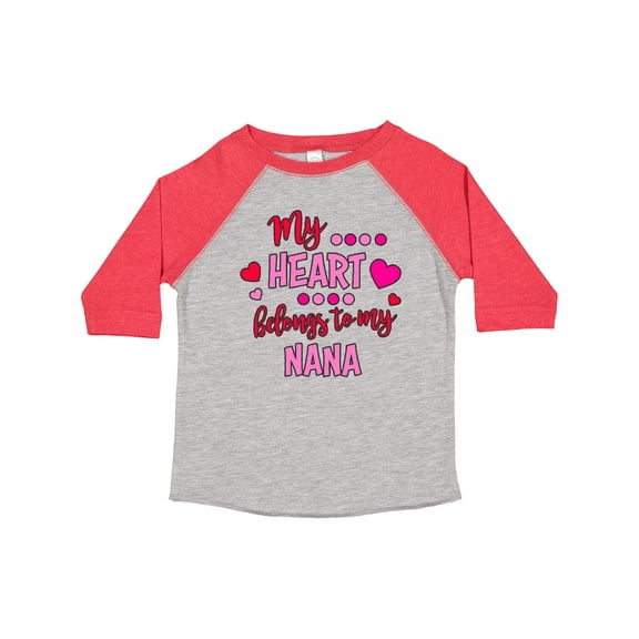 Inktastic My Heart Belongs to My Nana Boys or Girls Toddler T-Shirt