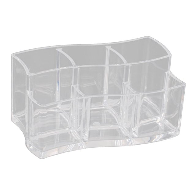 Estuche transparente para brochas de maquillaje, expositor de cosméticos, ahorra espacio, soporte para lápiz labial, soporte para brillo labial para t