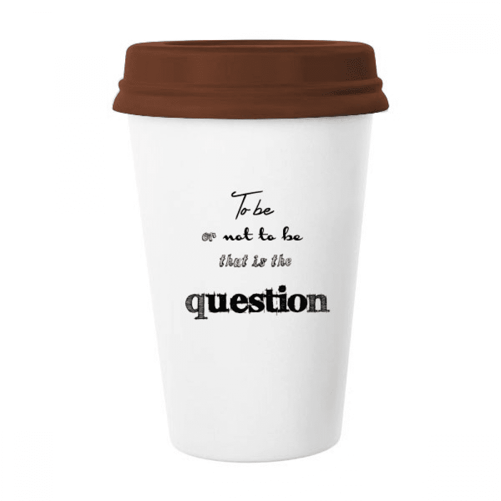 Hamlet To Be Or Not To Be Shakespeare Mug Coffee Drinking Glass Pottery