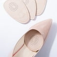 thumbnail image 4 of Almohadilla de palma delantera de piel de oveja, almohadilla engrosada de tamaño medio, plantilla súper suave para zapatos de tacón alto, almohadilla de suela delantera femenina, almohadilla, 4 of 5