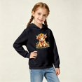thumbnail image 2 of SJLDQY Hoodies for Girls Cute Highland Cow Graphic Hooded Sweatshirts Fall Winter Casual Hoodie Girls Long Sleeve Pullover Tops with Pockets, 2 of 4