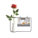 thumbnail image 1 of Botella de decoración de jarrones colgantes de flores rosas artificiales Garfield Cat Unbranded Florero de rosas 25 x 17 cm 14,6 x 9,8 cm 10 x 5.5 cm, 1 of 3