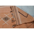 thumbnail image 5 of EORC EI01CO8X10 Hand-Knotted Cotton  Flat Weave Rug, 7'9 x 9'9, Coral Area Rug, 5 of 5