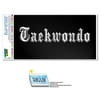 Taekwondo - Martial Arts SLAP-STICKZ(TM) Premium Sticker