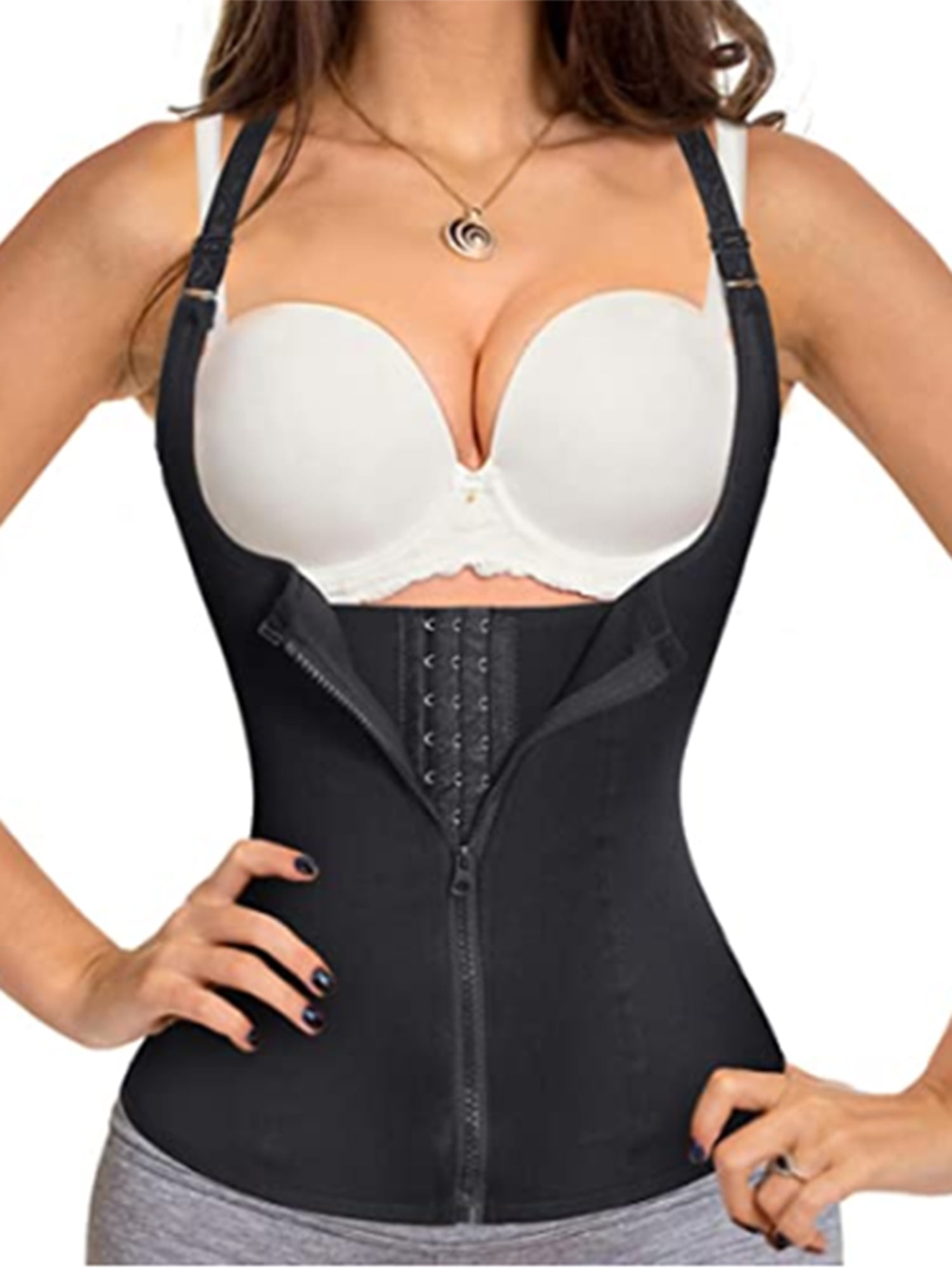 women's waist training corsets underbust heavy duty 26 steel boned hourglass silhouette body shaper