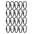 thumbnail image 1 of 20 Pcs Petit Mousqueton à Verrouillage Clip Léger en Acier Mini Mousqueton Clip, 1 of 8