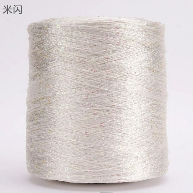 500G Summer Ice Silk Glitter Yarn Sequin Yarn Hand Crochet Thread Knitting Clothes Needlework