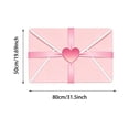thumbnail image 3 of SIfdSeng Valentine Rug Heart Envelope Doormat Valentine's Day Red Heart Shaped Envelope Outdoor Coconut Fiber Door Mat Non Rubber Backing for Front Door, 3 of 4