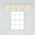 thumbnail image 2 of Ambesonne Floral Valance Pack of 2, Vintage Rose Pink Petals, 54"X18", Pale Pink White, 2 of 2