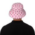 thumbnail image 5 of Bingfone Strawberry And Heart Bucket Hat for Men Women,Packable Reversible Printed Sun Hats,Fisherman Outdoor Travel Hiking Beach Caps, 5 of 7