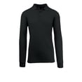 thumbnail image 2 of Men's Long Sleeve Polo Shirts, 2 of 9