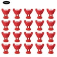 thumbnail image 2 of Juego De Tuercas Y Tornillos, Tornillos Y Tuercas De Plástico ABS Para Equipos Avícolas Con 100 Piezas Blancas Y 20 Piezas Rojas Para Fijación De Ventilación En Jaulas De, 2 of 7