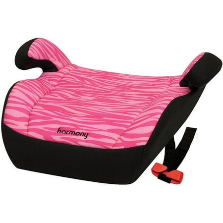 Harmony Juvenile Youth Backless Booster Car Seat Pink Zebra This On Opens A Dialog That Displays Additional Images For Product With The Option To Zoom In Or Out