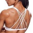 thumbnail image 1 of Top Deportivo CRZ YOGA Sensación Desnuda con Espalda Cruzada Blanco XS, 1 of 6