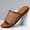 Brown, variant on Men's Summer Fashion Versatile Non-Slip Comfortable Slippers