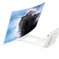 thumbnail image 5 of Lupa móvil curvada con soporte Amplificador de pantalla de teléfono para una visualización clara de vídeos Amplificador portátil para celulares Compatible con todos los smartphones, 5 of 5