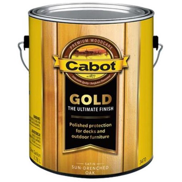 CabotValspar 210489 1 gal Cabot Gold Drenched Oak Ultimate Wood