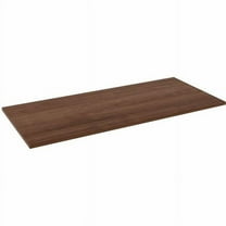 Lorell Relevance LLR62682 66 x 30 in. Conference Rectangular Tabletop, Walnut